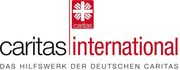 Logo Caritas-international Schriftzug in Rot und Schwarz